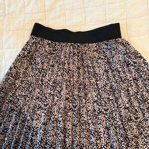 Ripe Maternity Black and Cream Patterned A-Line Skirt